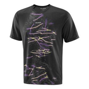 Salomon Mens Core Regular Short-Sleeved T-Shirt / Black